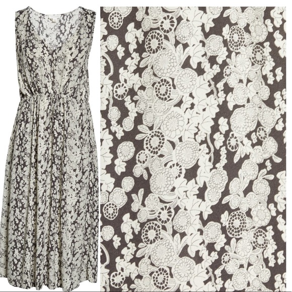 Treasure & Bond Sleeveless Tie Waist Midi Dress - Picture 3 of 3